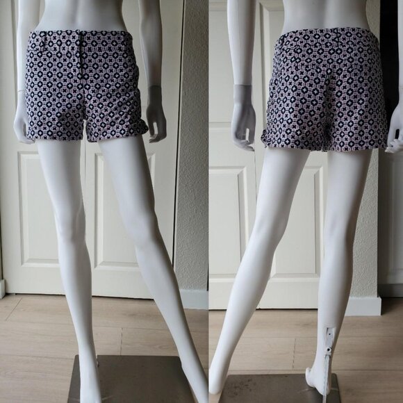 Loft size 0 pink and blue shorts - Picture 2 of 9